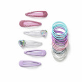 Argos Flitzy Glitter and Heart Clips and Soft Pastel Hair Band Set- Buy online at McGrocer