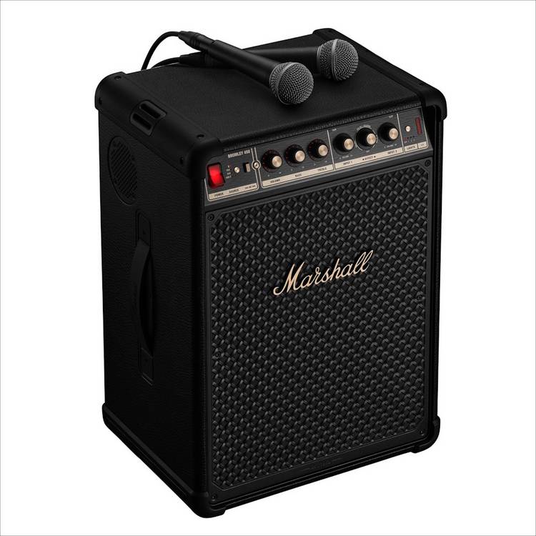 Marshall Bromley 450 party speaker in black, imported from the UK