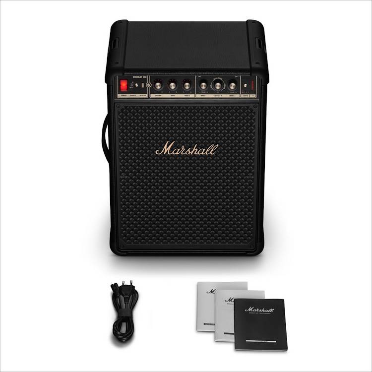 Marshall Bromley 450 party speaker in black, imported from the UK