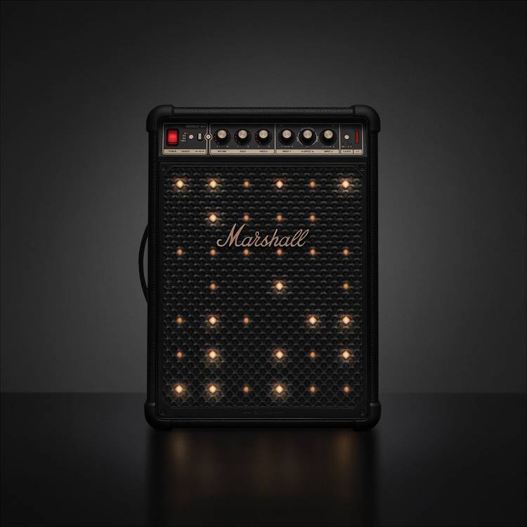 Marshall Bromley 450 party speaker in black, imported from the UK