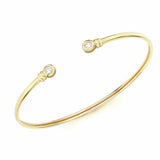 Revere 9ct gold plated torque bangle (British brand)