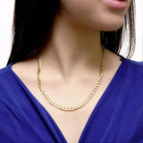 Revere 9ct yellow gold curb chain 20 inch, UK version