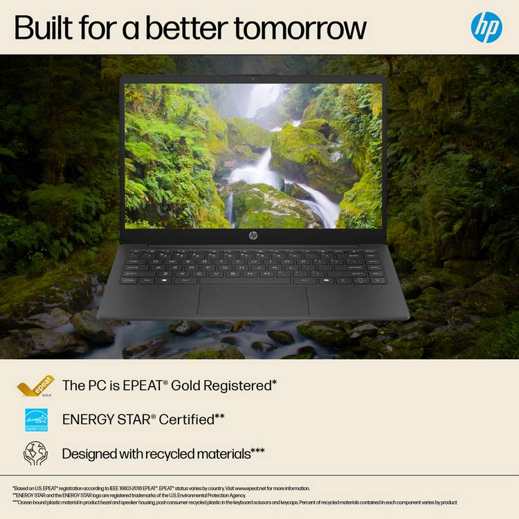 HP 14 laptop Intel N150 4GB 128GB - British product