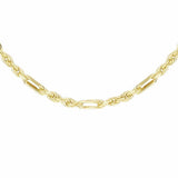 Argos Revere 9ct Yellow Gold Figarope Chain 18 Inch- Buy online at McGrocer