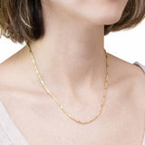 Revere 9ct yellow gold figarope chain 18 inch - British product