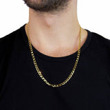 Revere gold flat curb chain 22 inch, imported from the UK