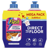 Flash Cherry Blossom floor cleaner 800ml twin pack (British brand)