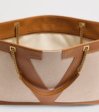 Valentino Garavani Viva Superstar tote bag in canvas and leather - British product