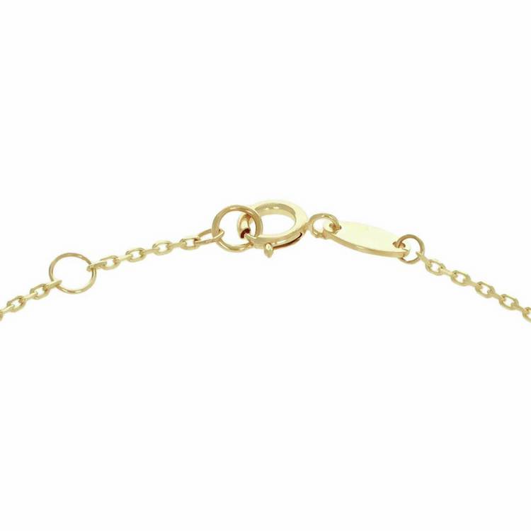 Revere 9ct yellow gold heart bracelet 19cm, imported from the UK