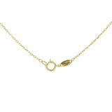Revere 9ct yellow gold heart drop necklace (British brand)