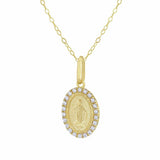 Argos Revere 9ct Yellow Gold Holy Mary Pendant Necklace Chain 46cm- Buy online at McGrocer