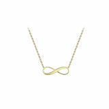 Argos Revere 9ct Yellow Gold Infinity Chain Necklace 46cm- Buy online at McGrocer