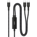 Belkin USB-C cable 1.5m black durable braided - British product
