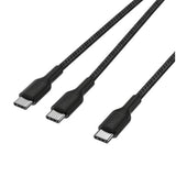 Belkin USB-C cable 1.5m black durable braided - British product