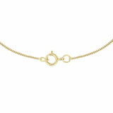 Revere pendant necklace mother of pearl clover key 46cm, imported from the UK