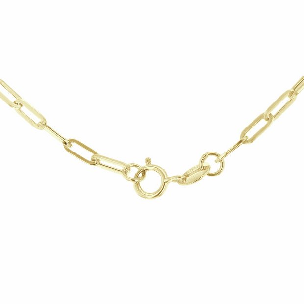Revere gold paperlink chain 18 inch - British product