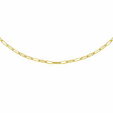 Revere gold paperlink chain 18 inch - British product