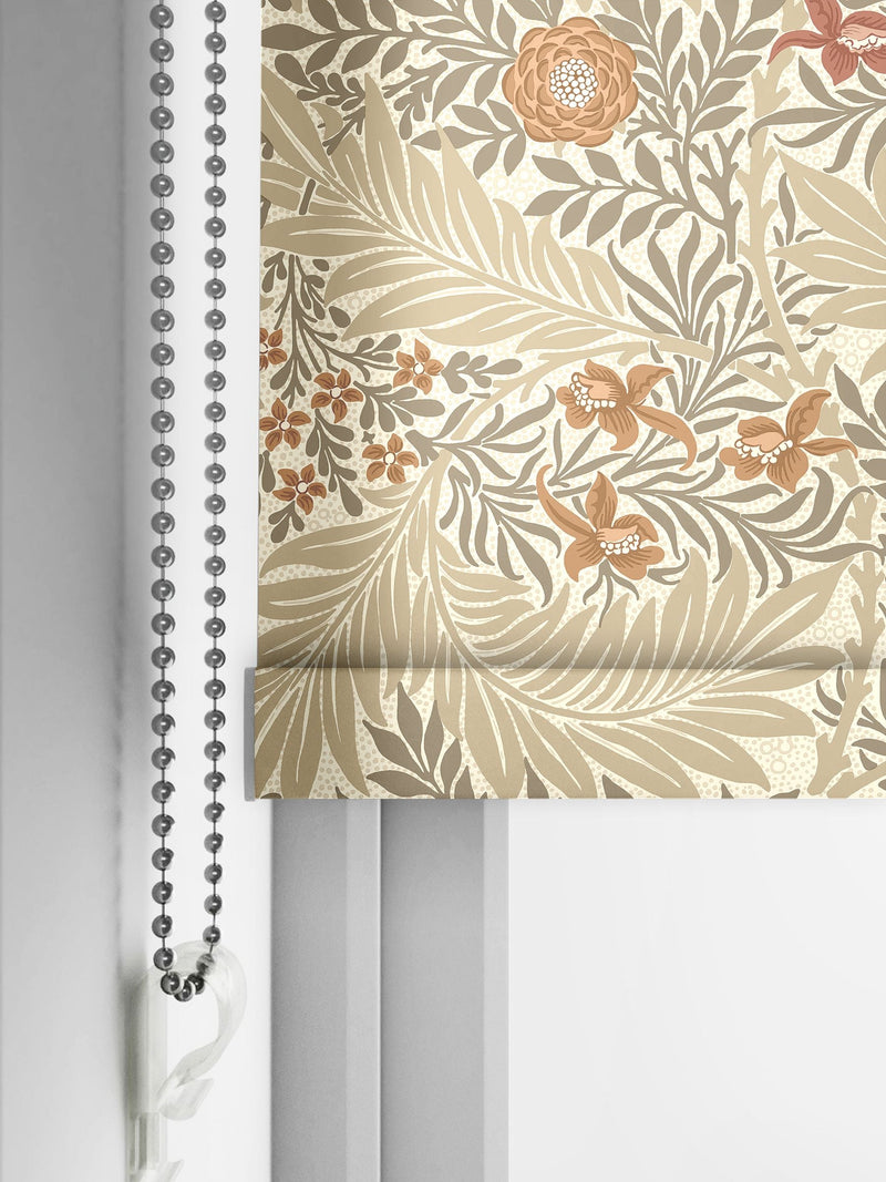 William Morris Natural Larkspur roller blind - British product
