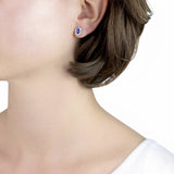 Revere 9ct yellow gold flower cluster stud earrings (British brand)
