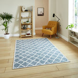 Argos Think Rugs Washable Coral Grey Flatweave Rug - 76x150cm- Buy online at McGrocer