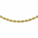 Revere 9ct yellow gold rope chain 18 inch, imported from the UK
