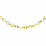 Revere 9ct yellow gold belcher chain 18 inch - British product