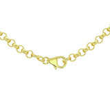 Revere 9ct yellow gold belcher chain 18 inch - British product