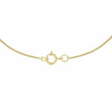 Revere 9ct gold St. Christopher pendant and curb chain, UK version