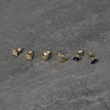 Freedom crystal starburst stud earrings set of 3 - British brand