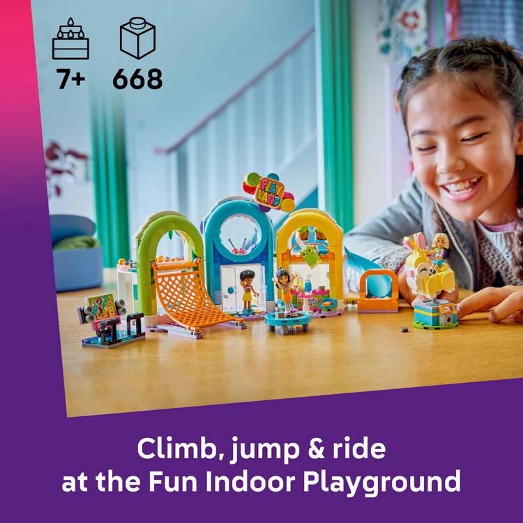 LEGO Friends indoor playground building set 42686 (British brand)