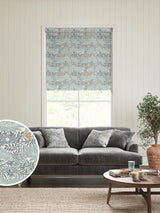 Next William Morris At Home Blue Larkspur Made To Measure Roller Blind- Buy online at McGrocer