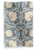 William Morris Pimpernel Indigo blue roller blind, UK version
