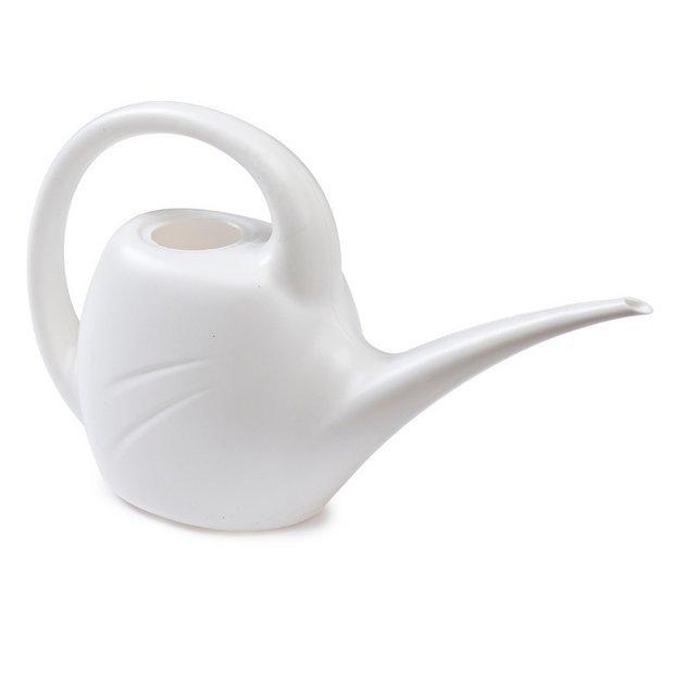 Whitefurze kids watering can 1.5L white - British product