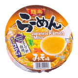 Hikari Menraku miso ramen bowl with instant noodles, UK version
