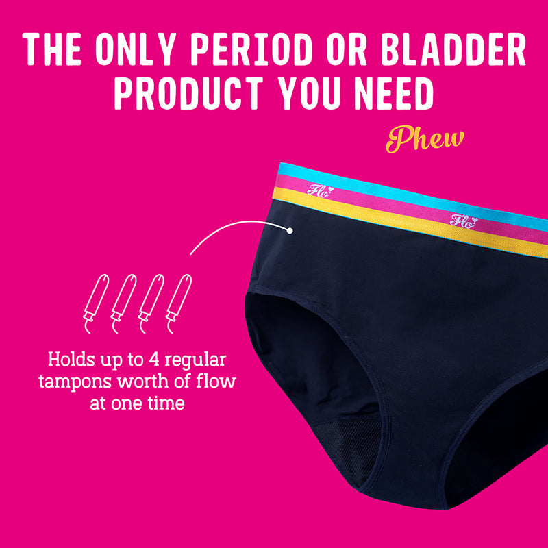 Here We Flo Period Pants Medium Flow Large - British product
