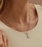 Boodles platinum diamond Waterfall necklace (British brand)