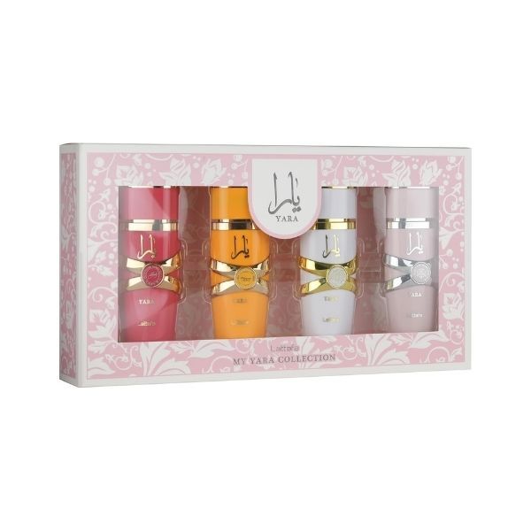 Lattafa Yara collection perfume gift set 4x25ml, UK version