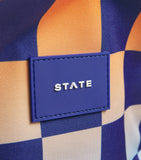 STATE Padded Check Kane backpack with laptop pocket - British brand