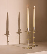 Harrods Medium Silver-Plated Candlestick Holder 25cm- Buy online at McGrocer