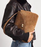 Sandro Paris suede top-handle bag 21x32x11cm (British brand)