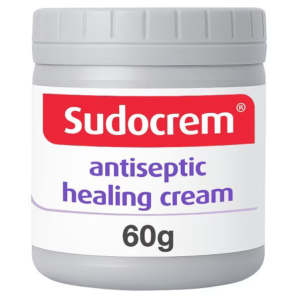 Sudocrem Antiseptic Healing Cream for Nappy Rash 60g (British brand)