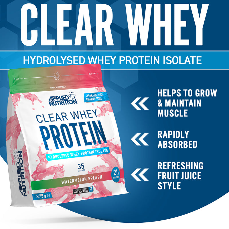 Applied Nutrition Clear Whey Protein Watermelon 875g - British product