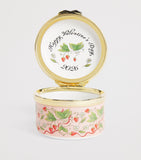 Halcyon Days enamel trinket box Valentine's Day design, UK version