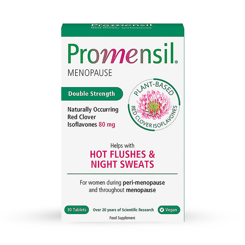 Promensil Double Strength red clover supplement 30 tablets (British brand)