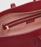 Aspinal Of London East West leather tote bag - British product