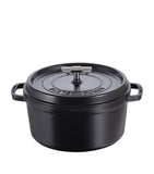 Staub Buster Punch cocotte 28cm steel knob - British product