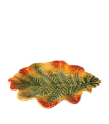 Harrods Bordallo Pinheiro Set of 2 Leaf Charger Serving Plates 40cm- Buy online at McGrocer