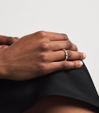 Anita Ko yellow gold diamond bezeled ring, UK version