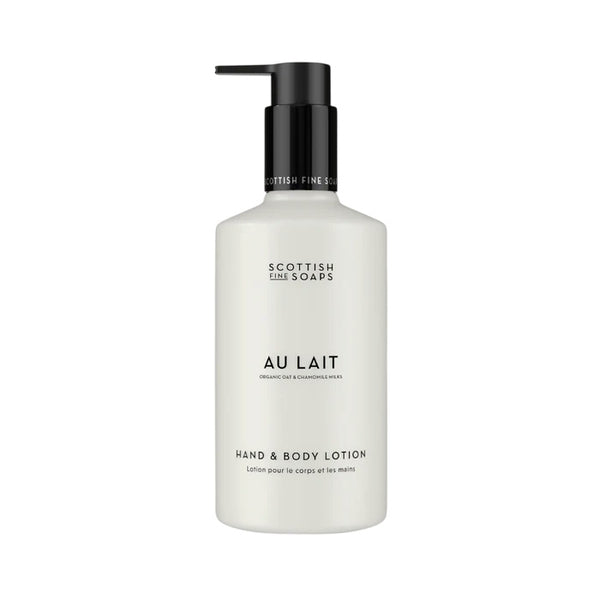 Scottish Fine Soaps Au Lait Hand Body Lotion 300ml (British brand)