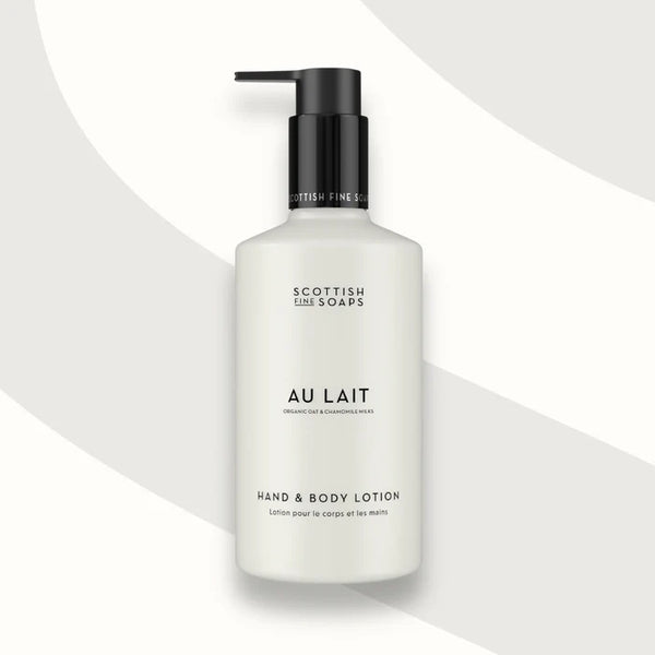 Scottish Fine Soaps Au Lait Hand Body Lotion 300ml (British brand)